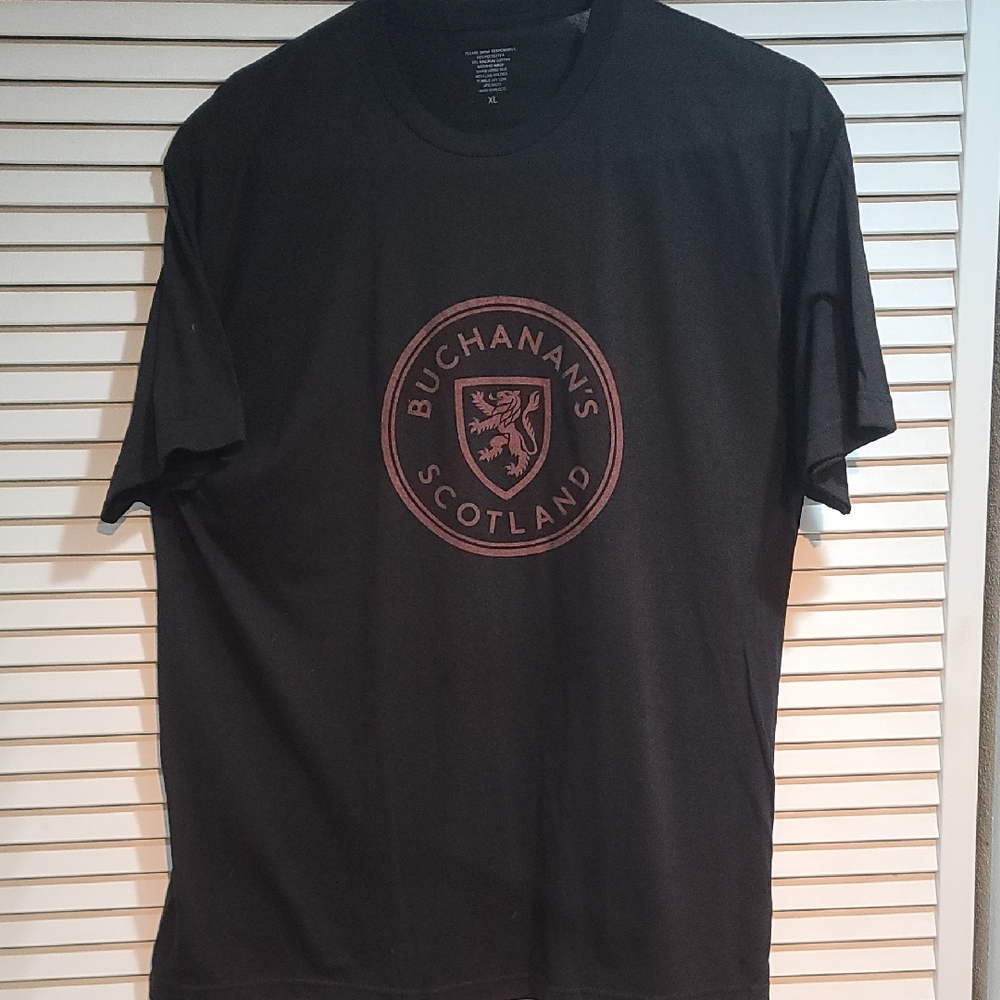 SHIRT SALE Buchanans Scotch Black T-Shirt